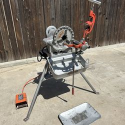 RIDGID 300 Pipe Threader Machine foot switch Ridgid Carriage & Tristand