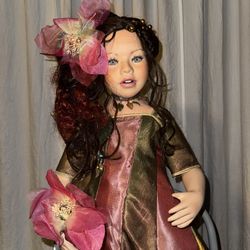Vintage porcelain doll