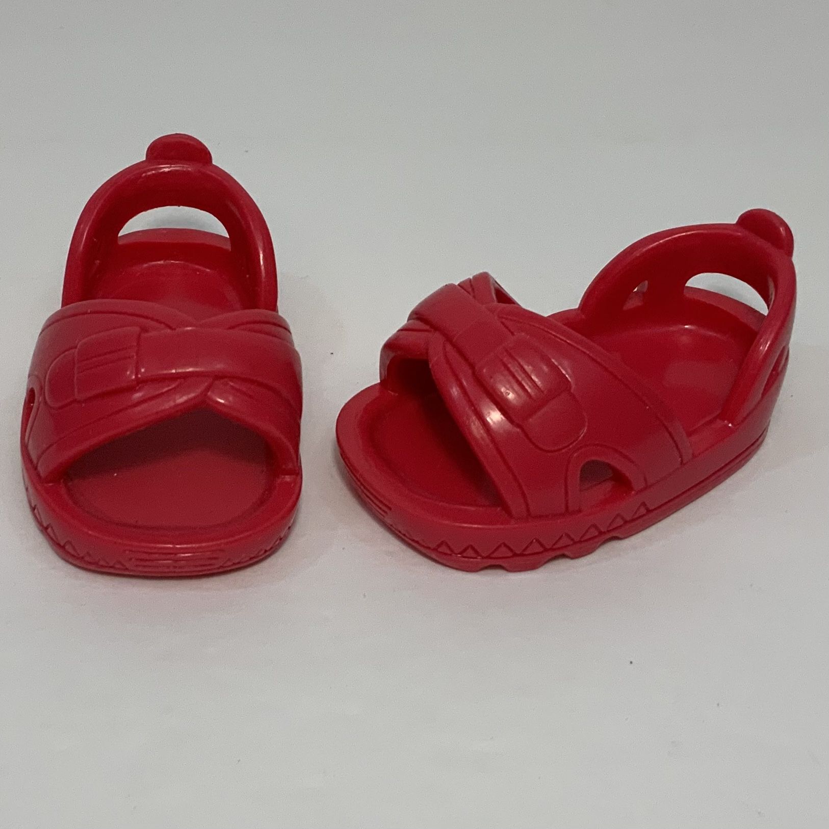 Mattel 2005 Viacom Dora The Explorer Replacement Red Doll Shoes Sandals Nick Jr.