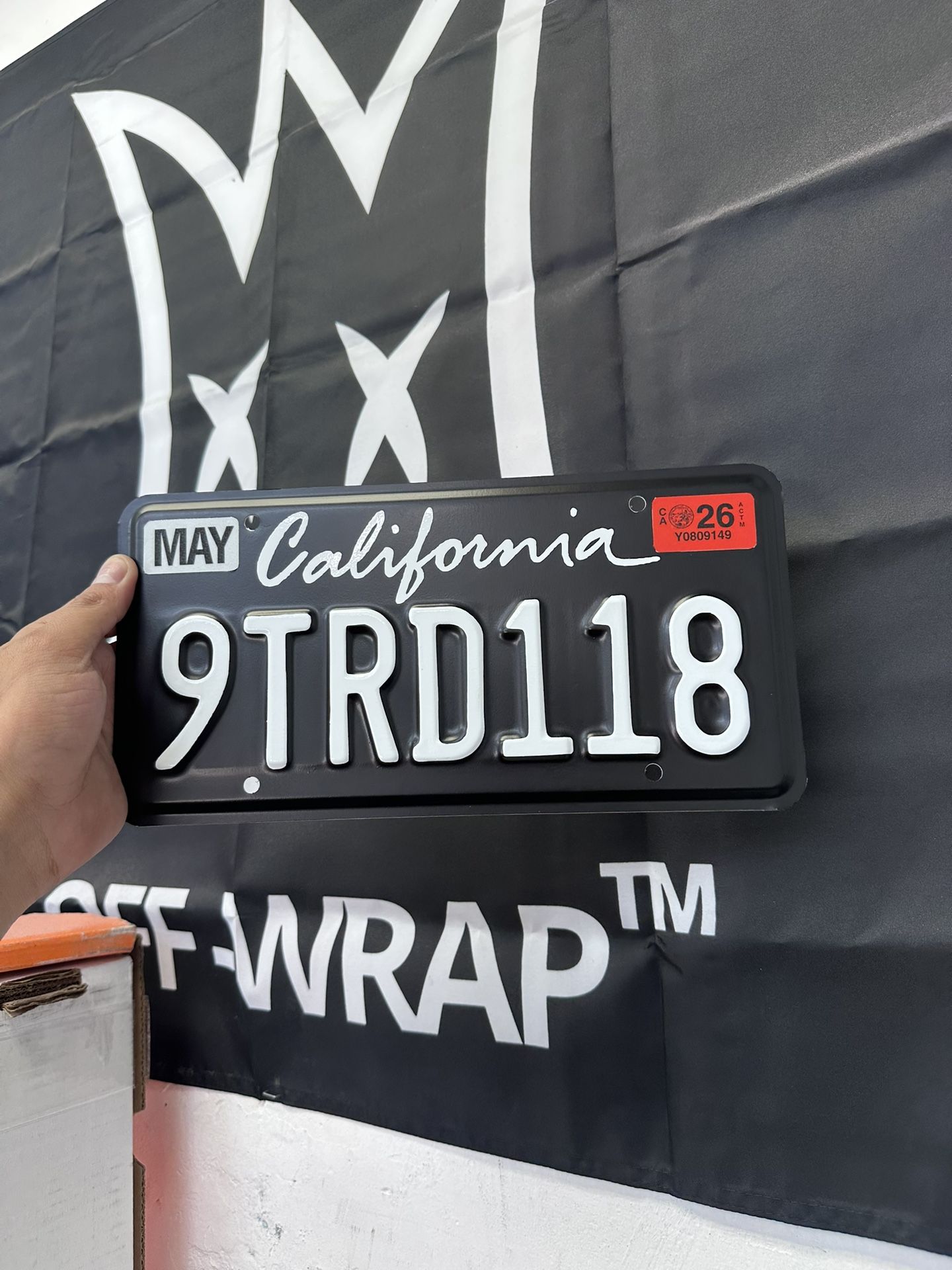 License Plate Wrap