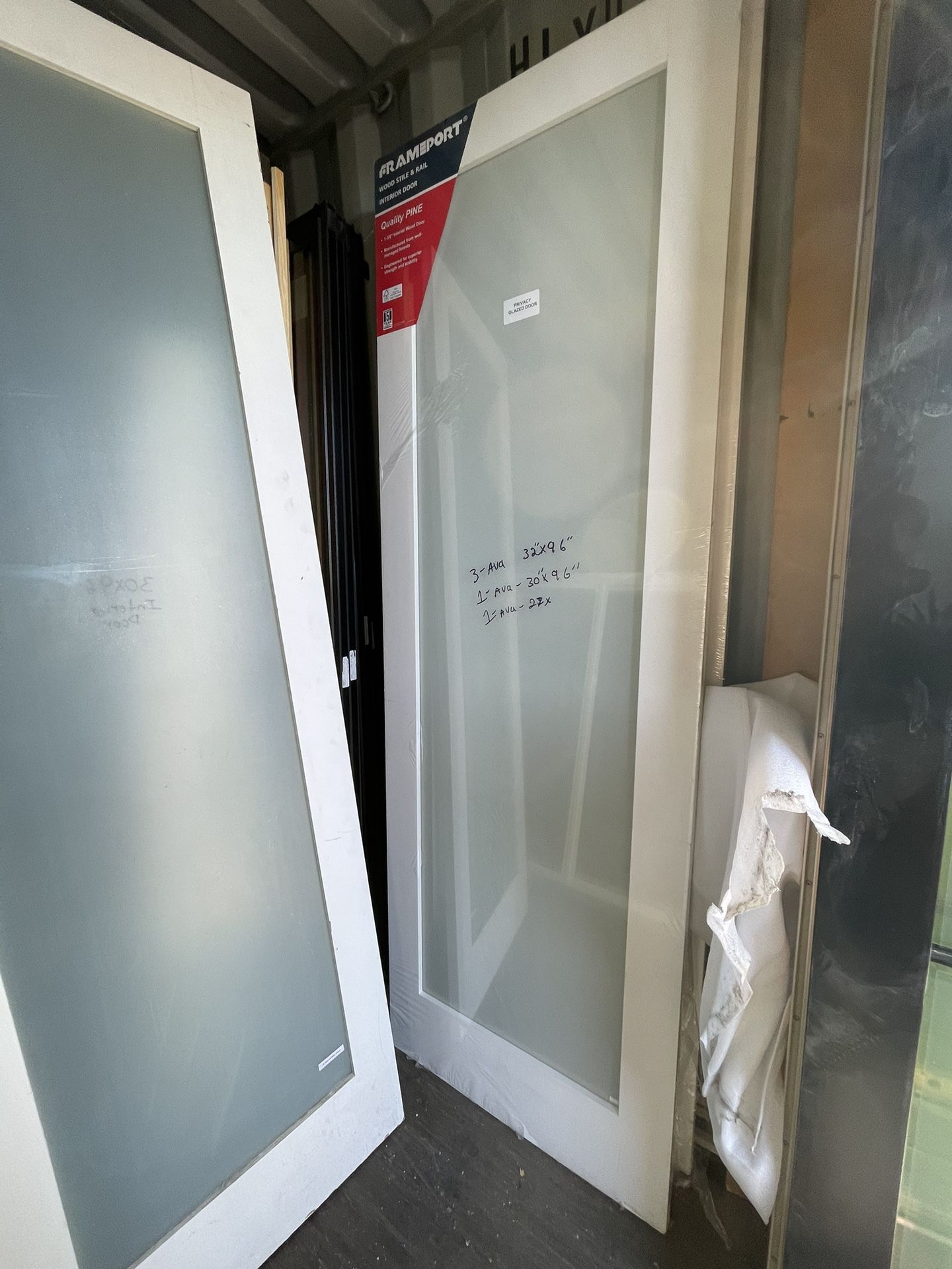 1-pantry Doors -32”x96”