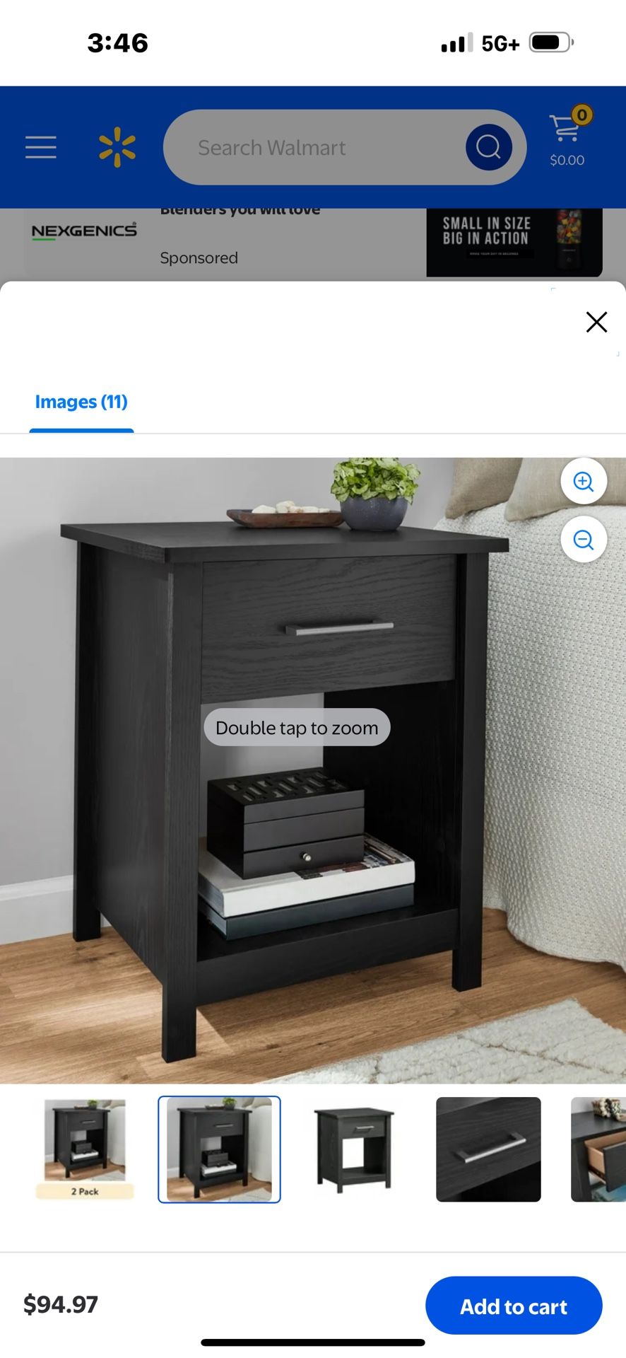 Main Stays Brand New Night Stand In Box Retails For 67 Dollars