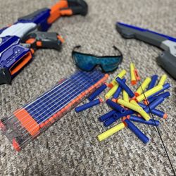 NERF guns 3 Types With Darts 