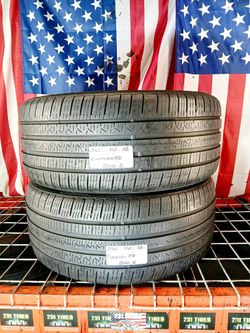 2 Used Tires 245/40R18 PIRELLI CINTURATTO P7 ALL SEASON TOUR 245 40 18