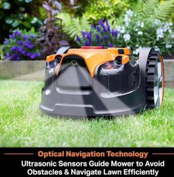 LawnMaster Automatic Obstacle Avoidance Robotic Lawn Mower