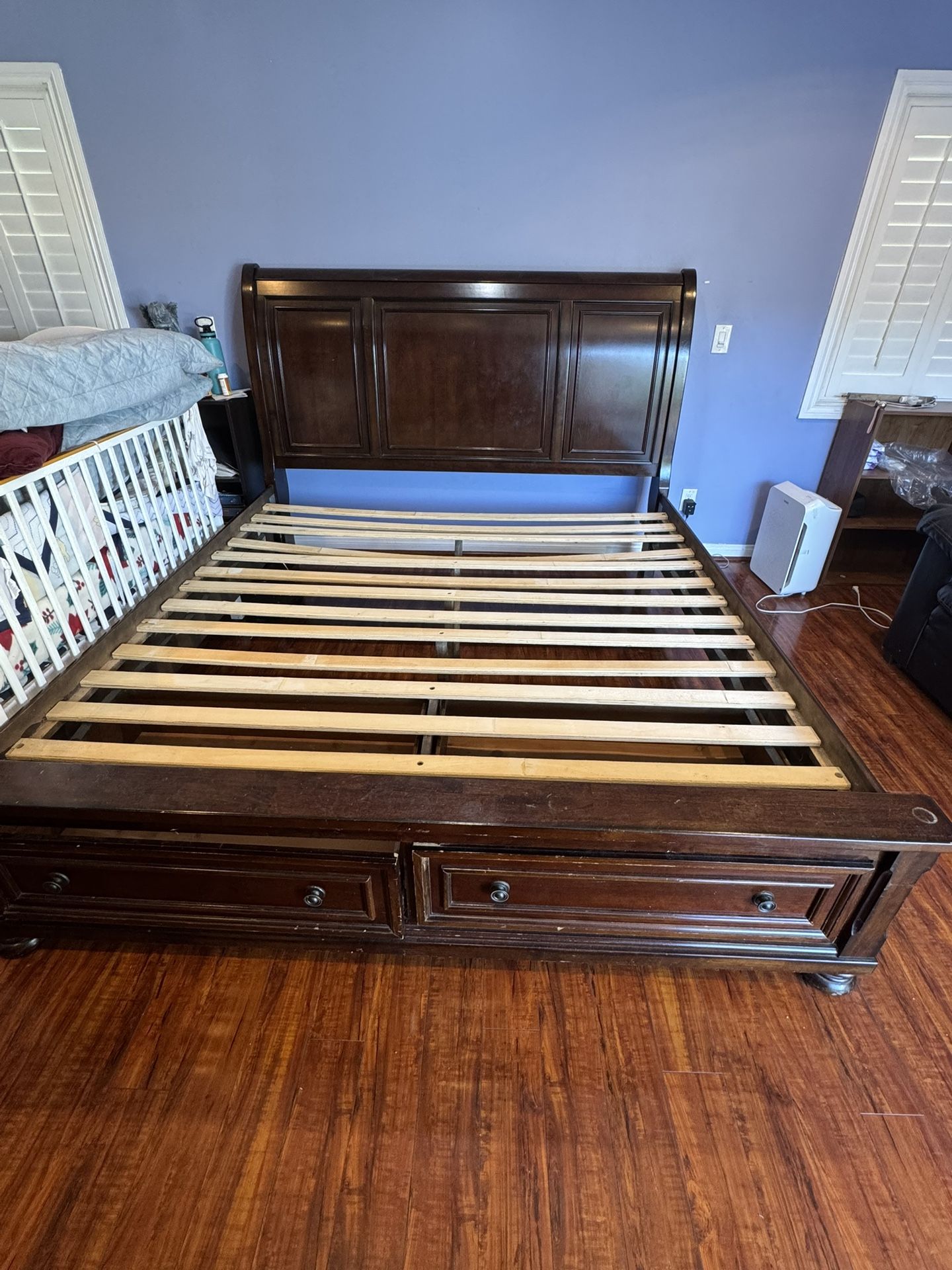 King Wooden Bed Frame