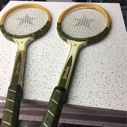 Spaulding tennis rackets a parent very good condition $50