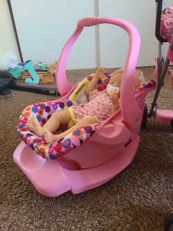 joovy doll car seat and stroller Toy Caboose Baby Doll Stroller