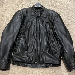 Harley Davidson Leather Motorcycle Jacket Size S