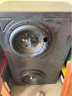 Sub box and amp