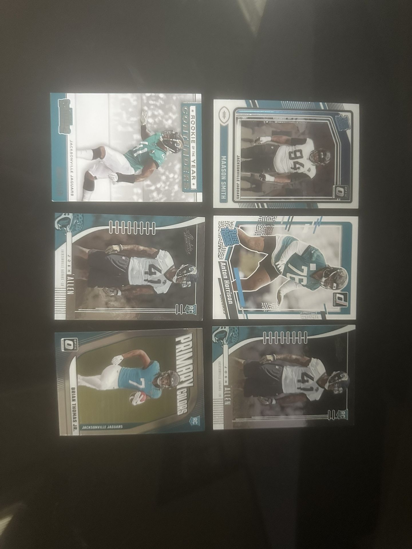 Jacksonville Jaguars Football Card Lot Of 15 Cards