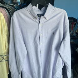 XL Purple Polo Dress Shirt 