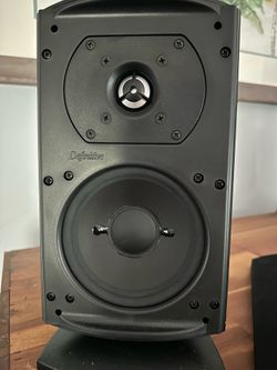 Definitive Technology ProCinema ProMonitor 100 Black Speakers Pair Wired Front Right and Left