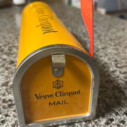 Veuve Cliquot Vintage Metal Mailbox