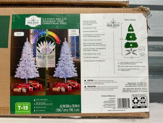 6.5ft white Christmas Tree