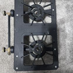 two-burner camping stove