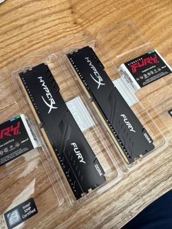 Kingston Fury DDr4 RAM 8GB Each 16 total 3733mhz