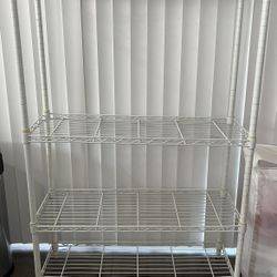 White Shelving -metal