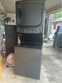General electric stockable washer and dryer