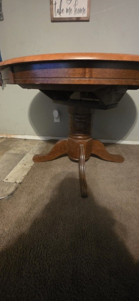 Kitchen Table With Built In Leaf 