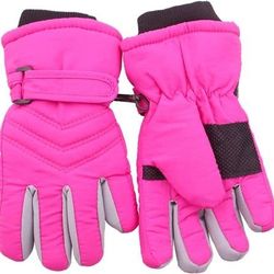 
NEW Insulated Winter Snow Gloves Sz 3, 4, 5 Year old Kid Boy Girl Fleece Mittens Non Slip Riding Driving Hiking Ski Sports
