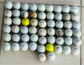 55 Titleist Pro V1 Practice Golf Balls – A/AA Grade – Practice Only