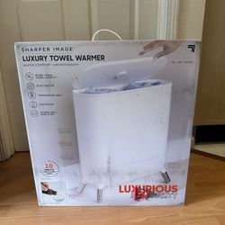 Sharper Image Luxury Towel Warmer – Brand New in Box