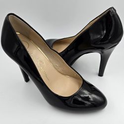 Jessica Simpson Pumps Heels Black Patent 5.5M 4"