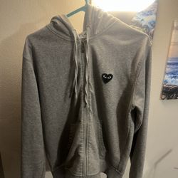 Comme Des Garçon Zip up Hoodie