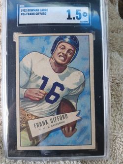 1952 Bowman Frank Gifford ROOKIE 