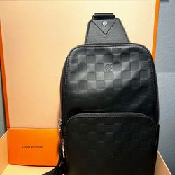 🔥Louis Vuitton Damier Infini Onyx Avenue Sling Bag N41720🔥