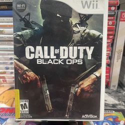 Call Of Duty Black Ops WII