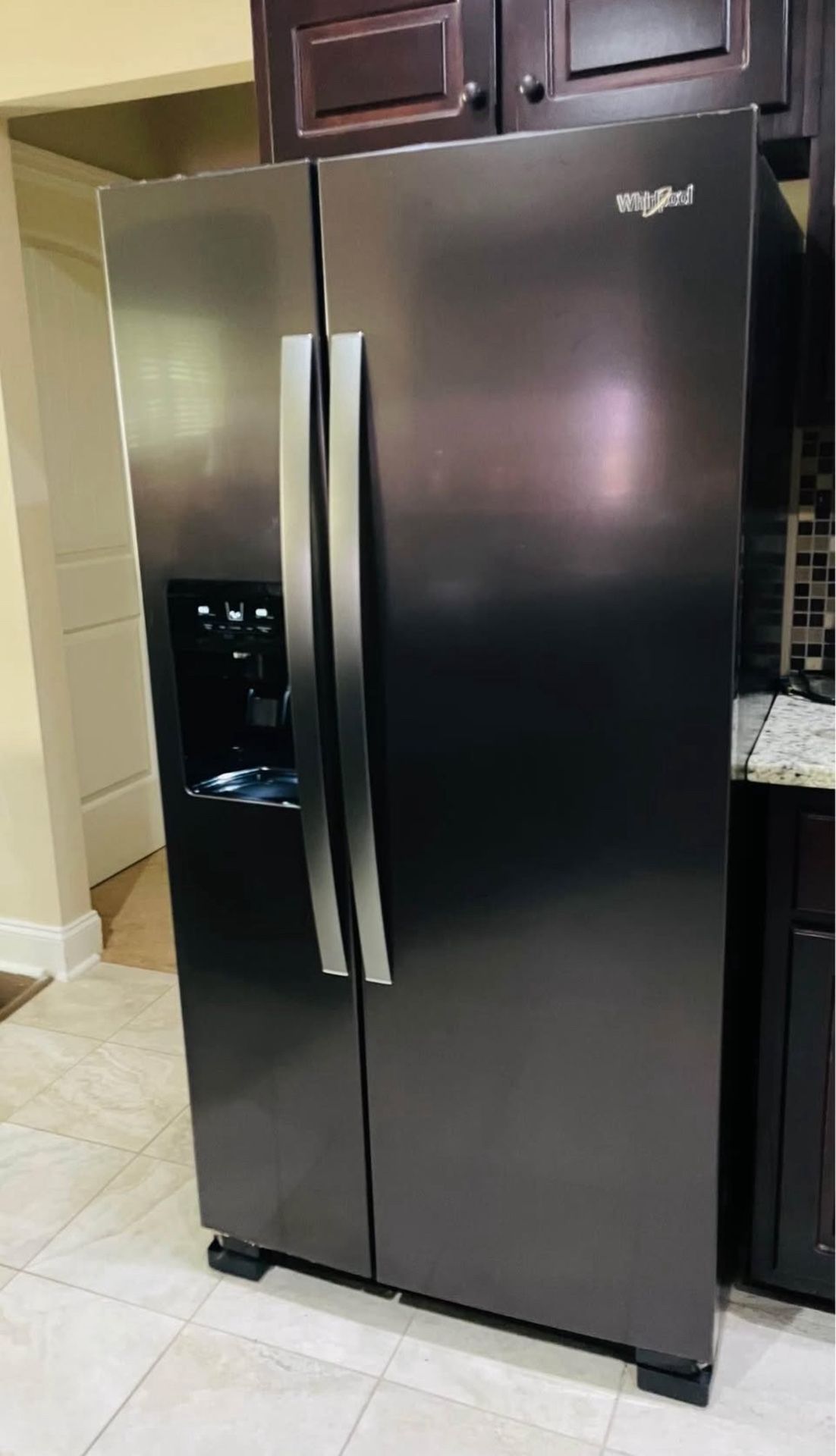 Whirlpool Refrigerator Black Stainless
