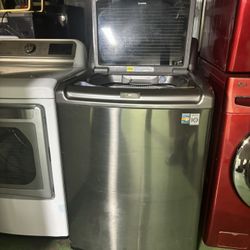Stainless Steel Washer Brand Lg Heavy Duty Everything Works Great With A 3 Months Warranty 