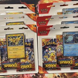 Pokemon surging Sparks Blister Packs 