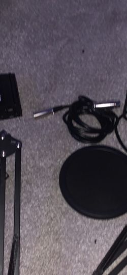 Studio Mic With Audio Interface