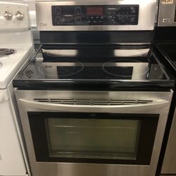 LG 30 In. 6.3 cu.ft. Glass Top Electric Stove With True Convection And Easy Clean