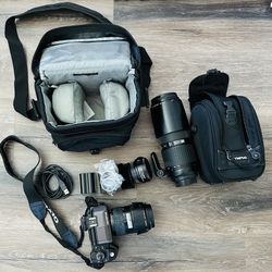 Olympus E-300 EVOLT 8.0 Megapixels Digital Camera with 50-200mm additional Lens