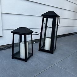 Modern Outdoor Crate&Barrel  Lanterns 