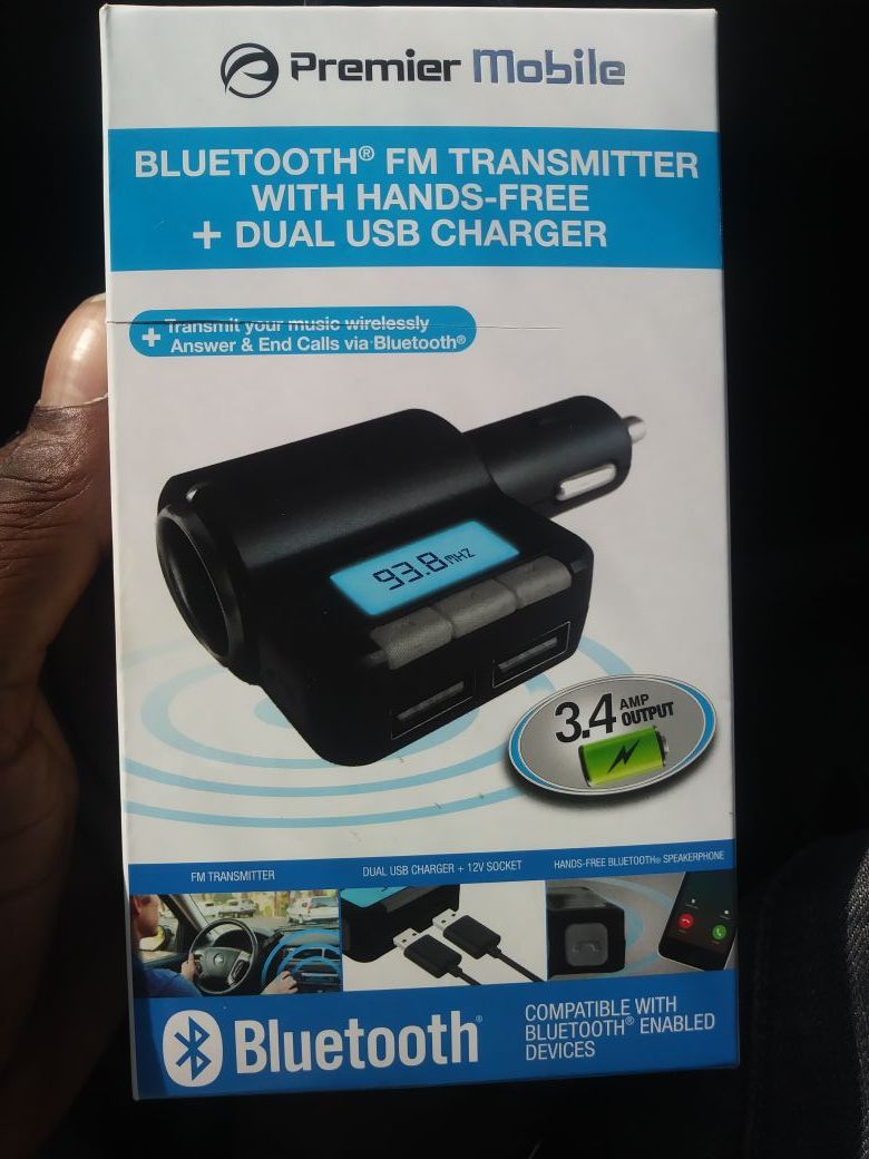 Premier Bluetooth FM transmitter