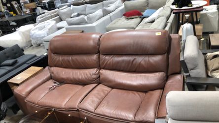 Leather Motorized, extrawide recliner