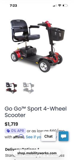 Like New Pride GoGo Scooter 4 wheel