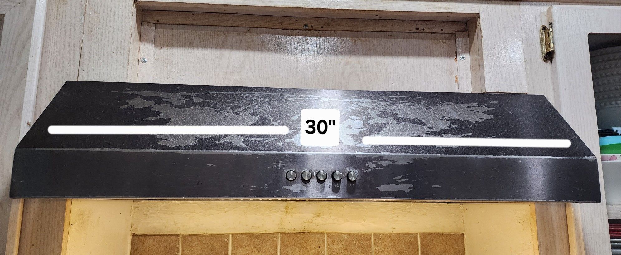 Ventilation Hood Under Cabinet 30" $99.99