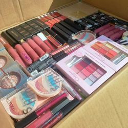 A box of cosmetics