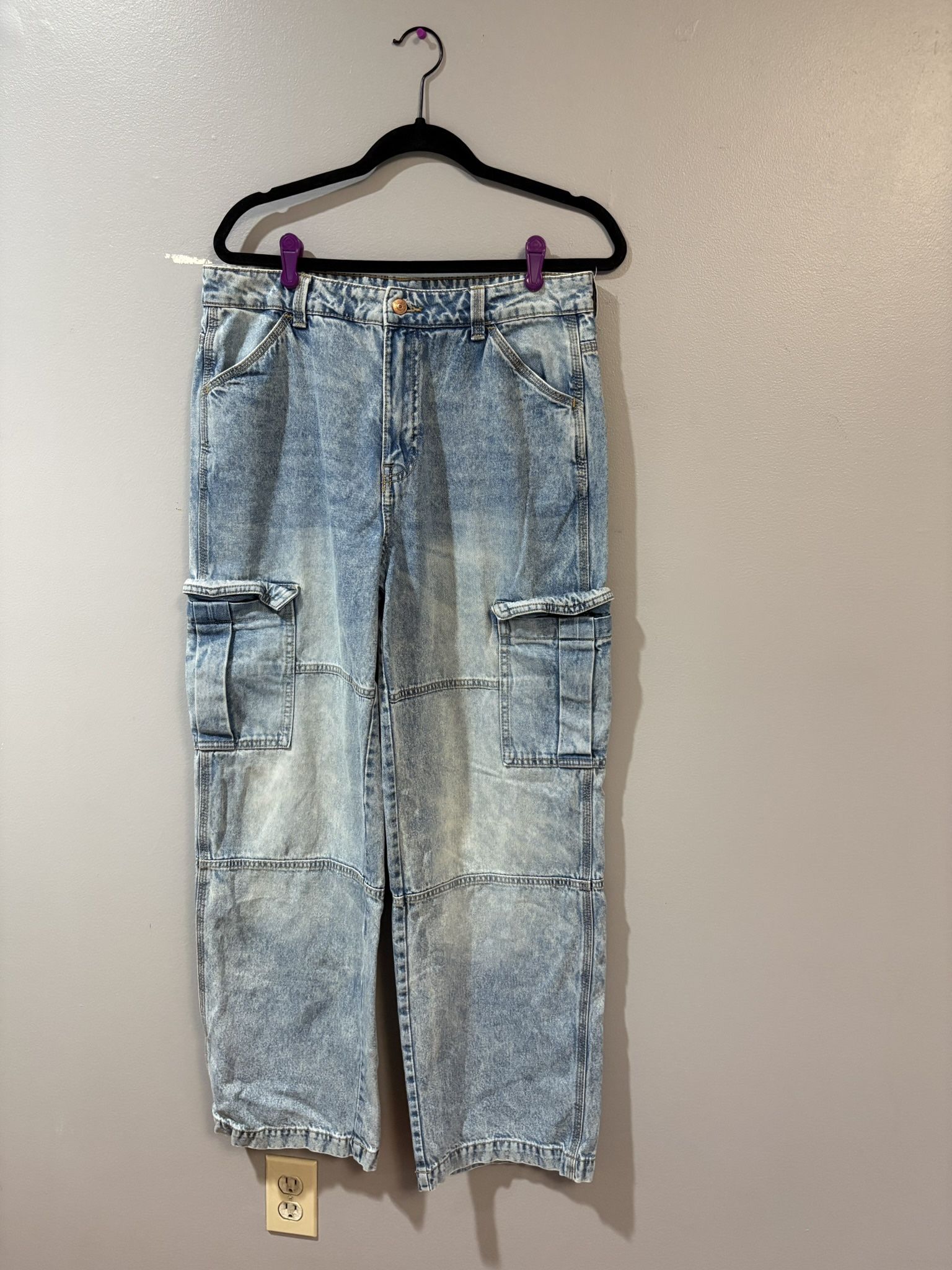 Denim cargo Pants