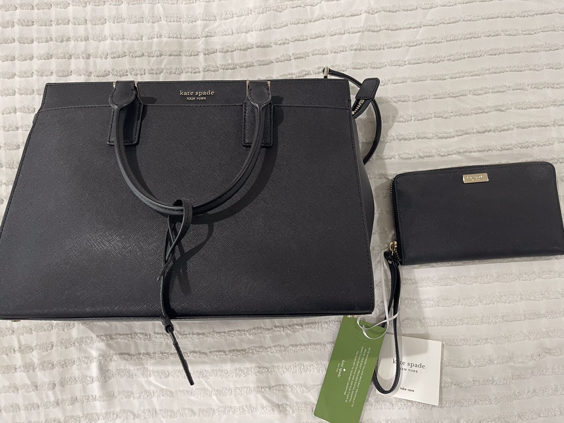 KATE SPADE LARGE PURSE WITH WALLET NEW