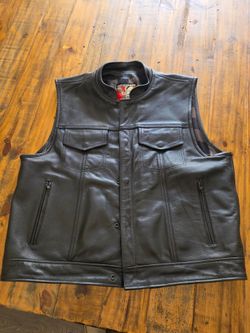 Hot Leathers Motorcycle Vest XXL