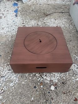 Outdoor Patio Propane Fire Pit with Fire Glass 28 inches Squared!!!!