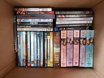 lot of DVDs