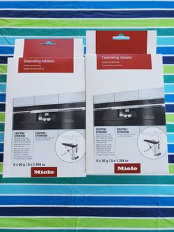 Miele Coffee Machine Descaling Tablets 6pk. Part#11201170. 10 for $120